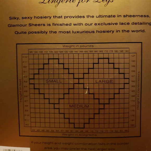 NWT Victoria's Secret Glamour Sheers (discontinued) - Picture 5 of 5